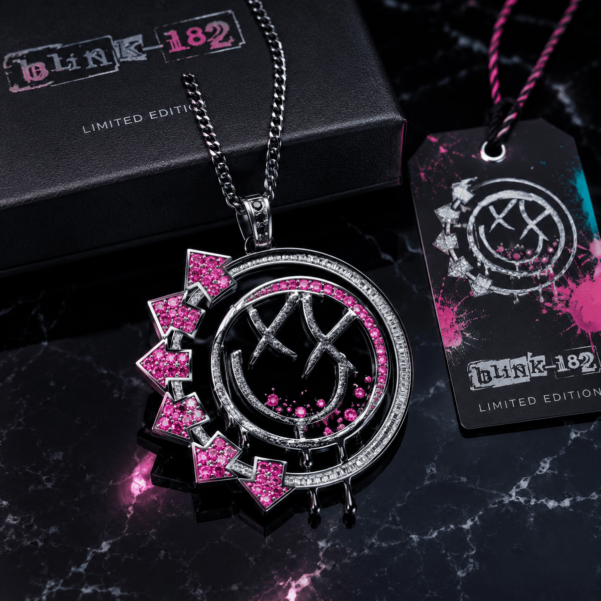 BLIK Solid Gold Chain with Diamond Pendant BMD