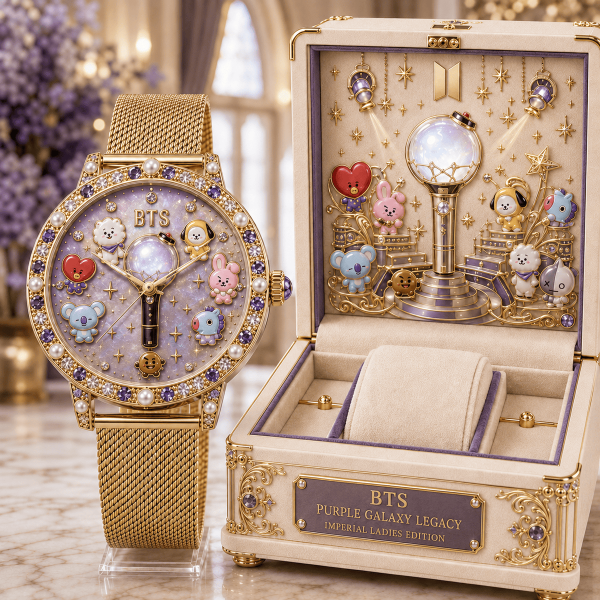 BTS Premium Stainless Steel Watch NPL