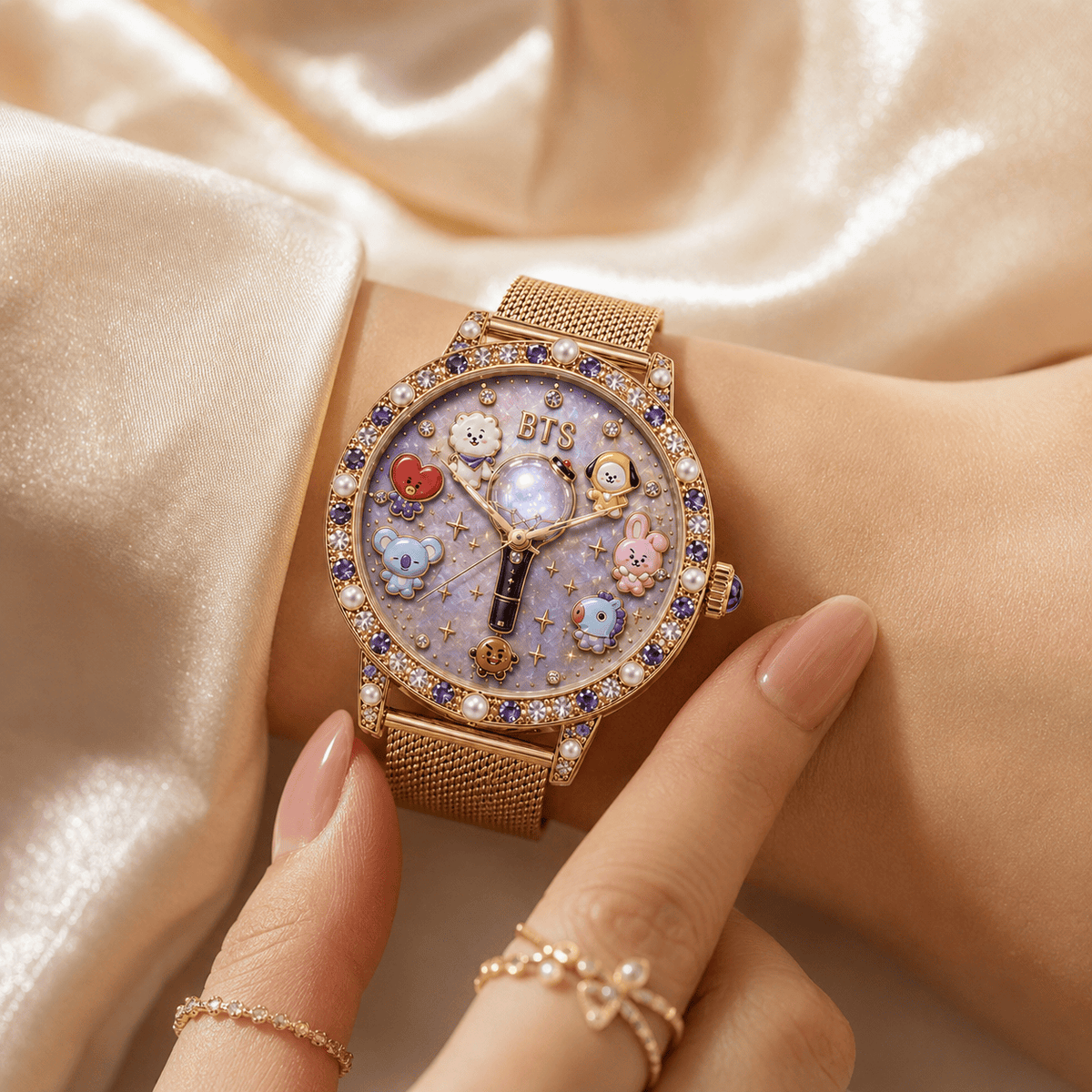 BTS Premium Stainless Steel Watch NPL