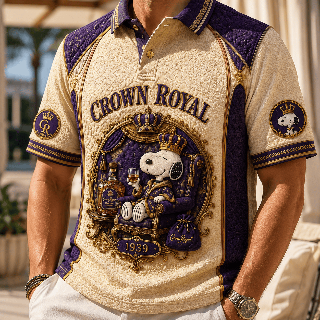 PREMIUM CRR EMBOSS POLO SHIRT HQH