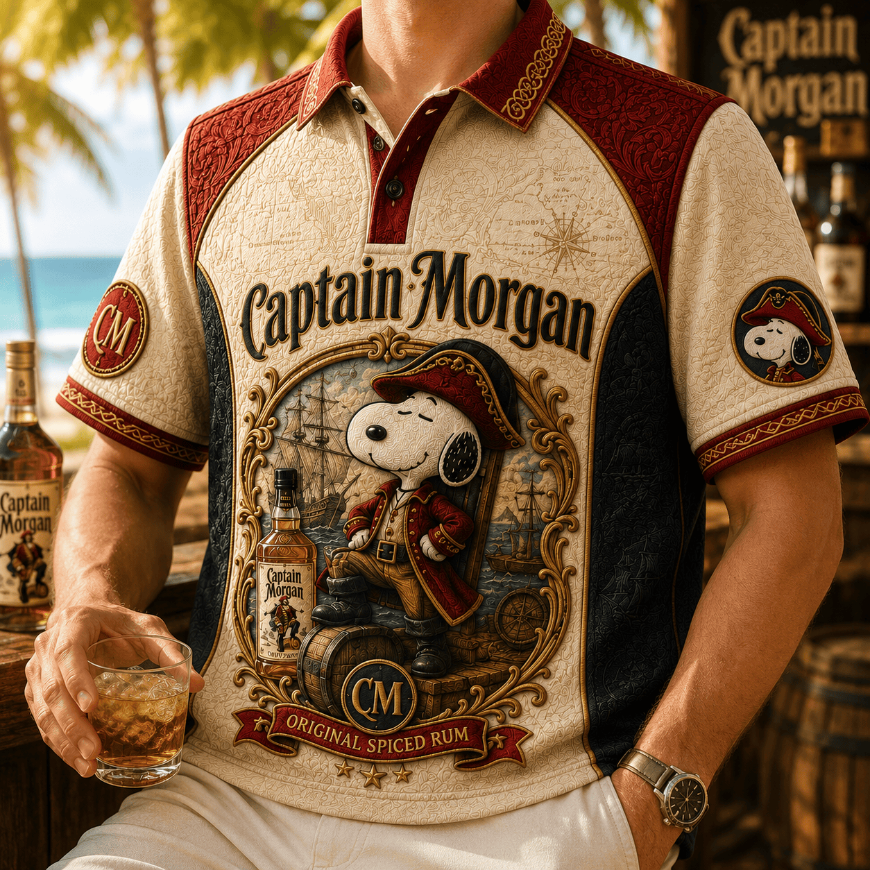 PREMIUM CTMG EMBOSS POLO SHIRT HQH