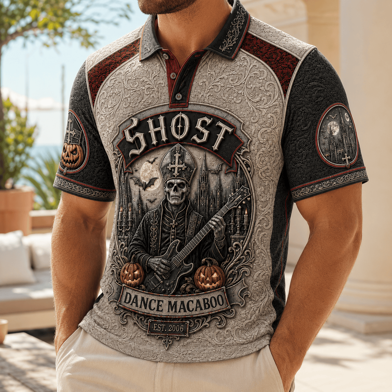 PREMIUM GHB EMBOSS POLO SHIRT HQH