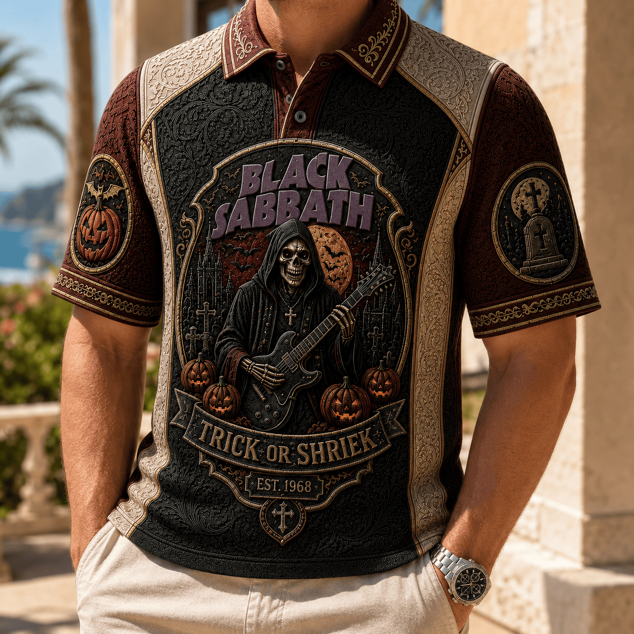PREMIUM BLST EMBOSS POLO SHIRT HQH