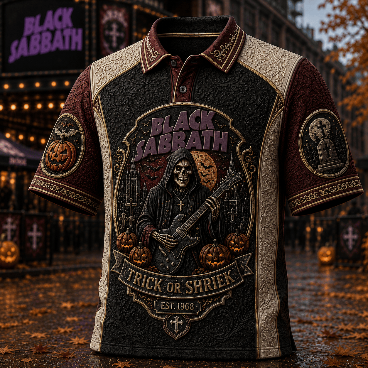 PREMIUM BLST EMBOSS POLO SHIRT HQH