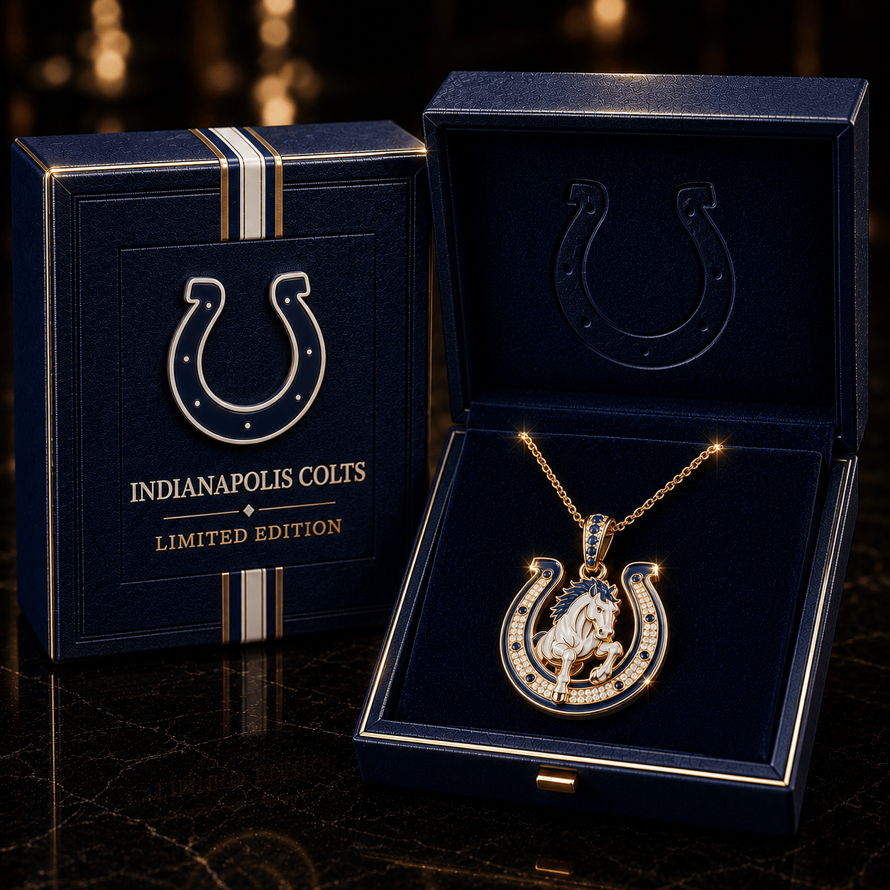 IDC Solid Gold Chain with Diamond Pendant TMH