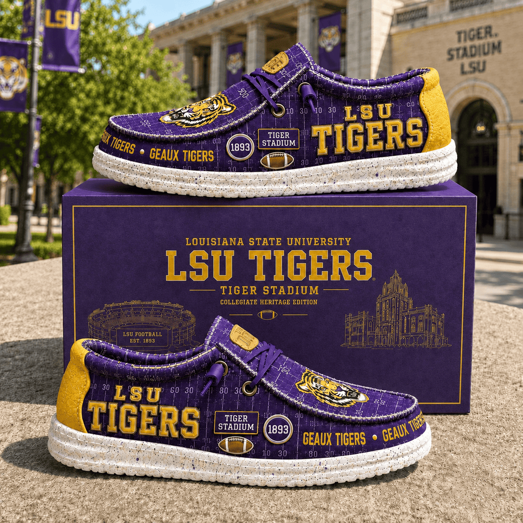 Premium LSU Loafer Shoes TTTT