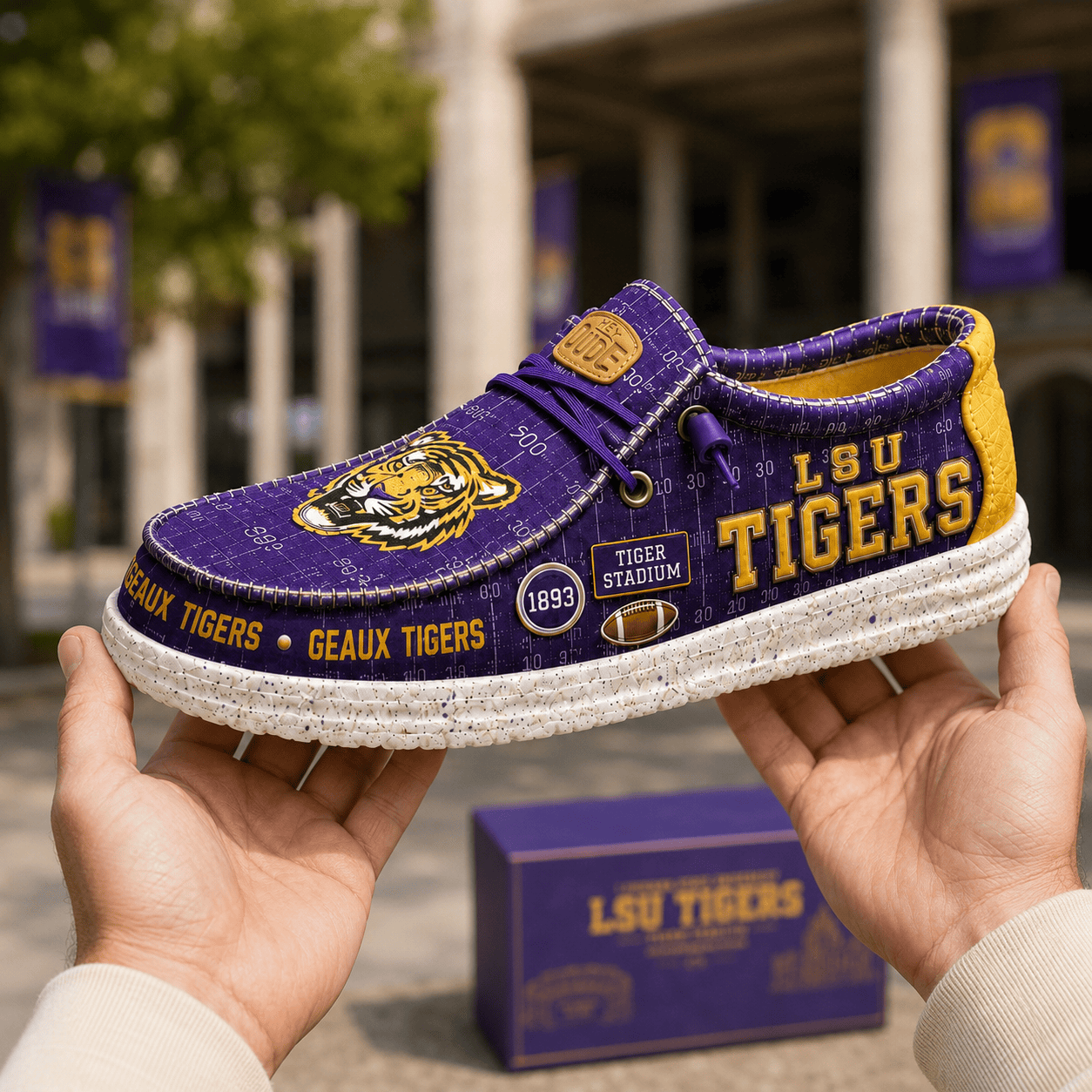 Premium LSU Loafer Shoes TTTT