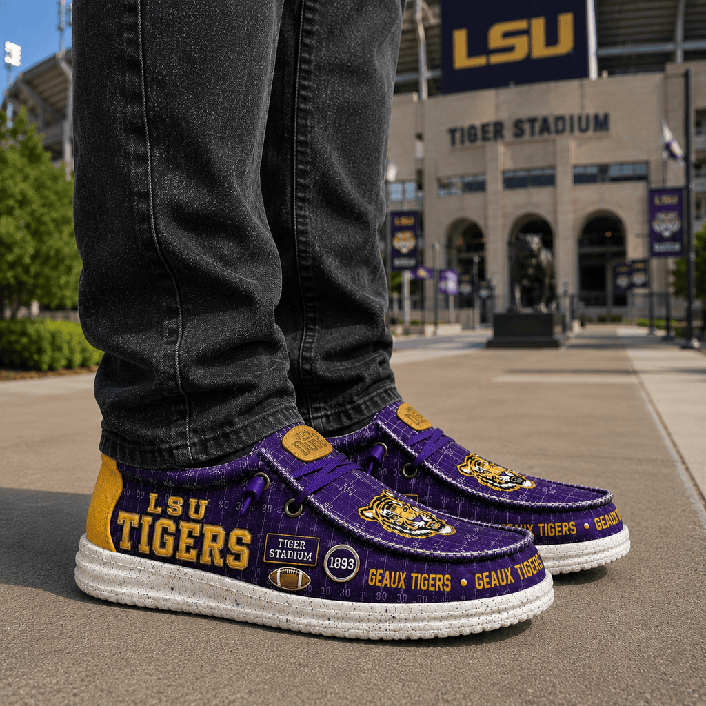 Premium LSU Loafer Shoes TTTT