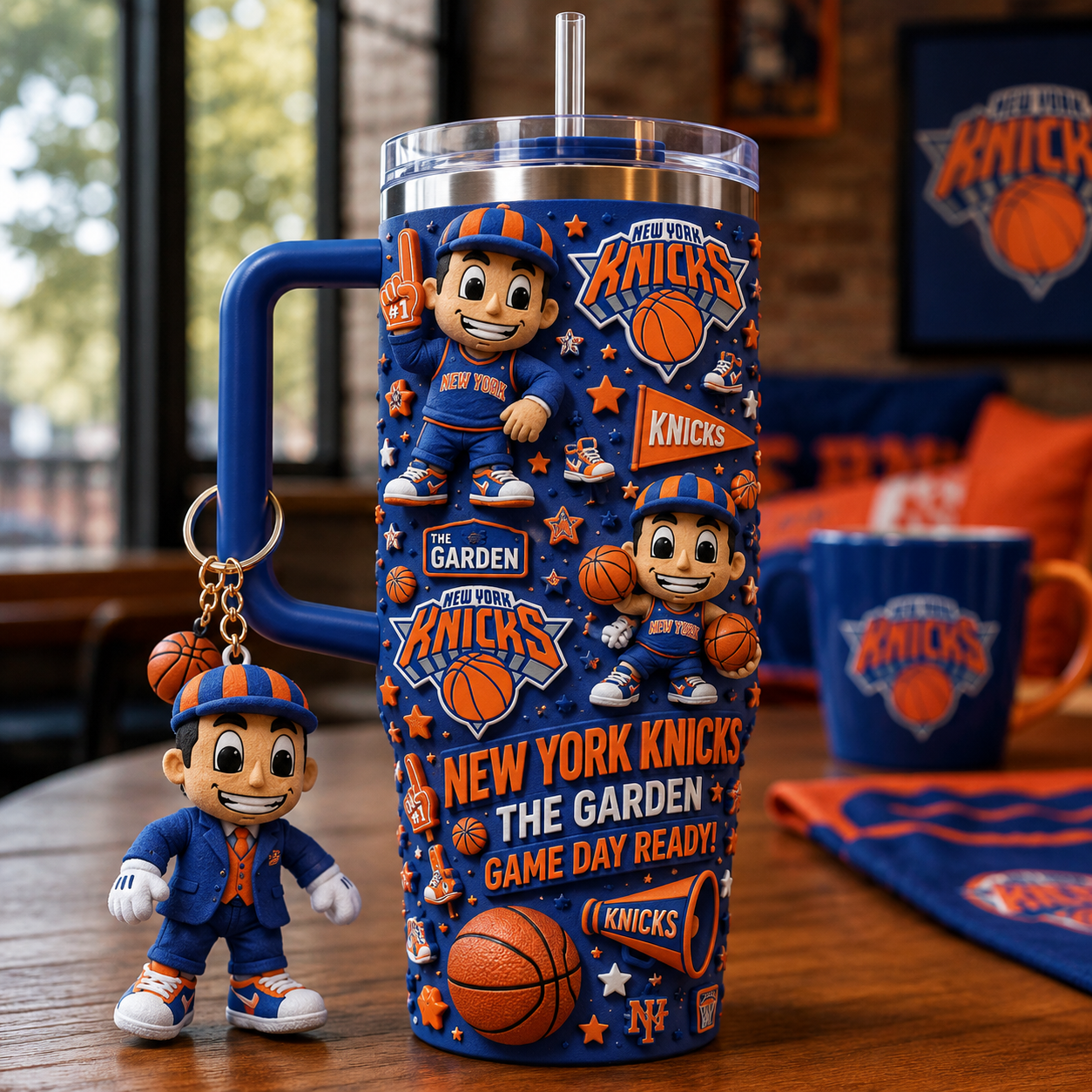 NYK 40oz Tumbler With Handle DNBN