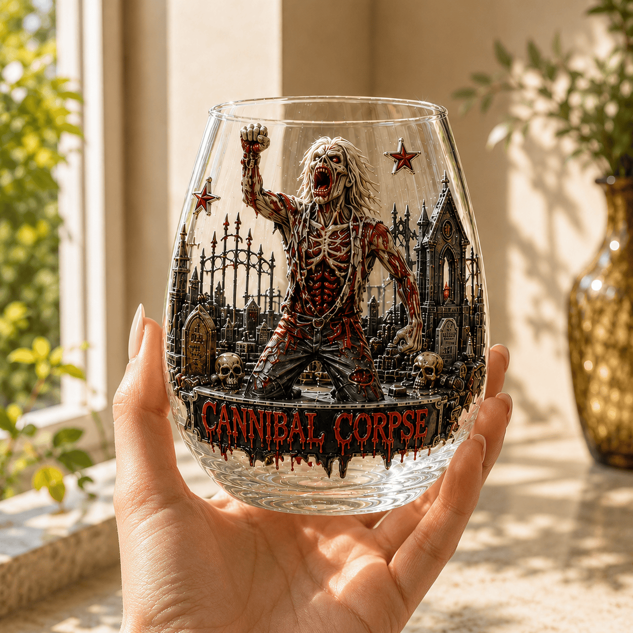 Premium CNC Wine Glass Cup PTT