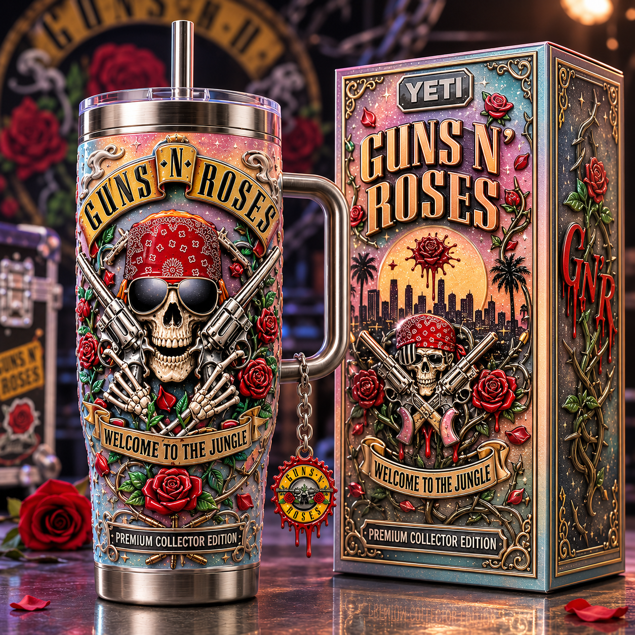 GNR 40oz Tumbler With Handle TTNL