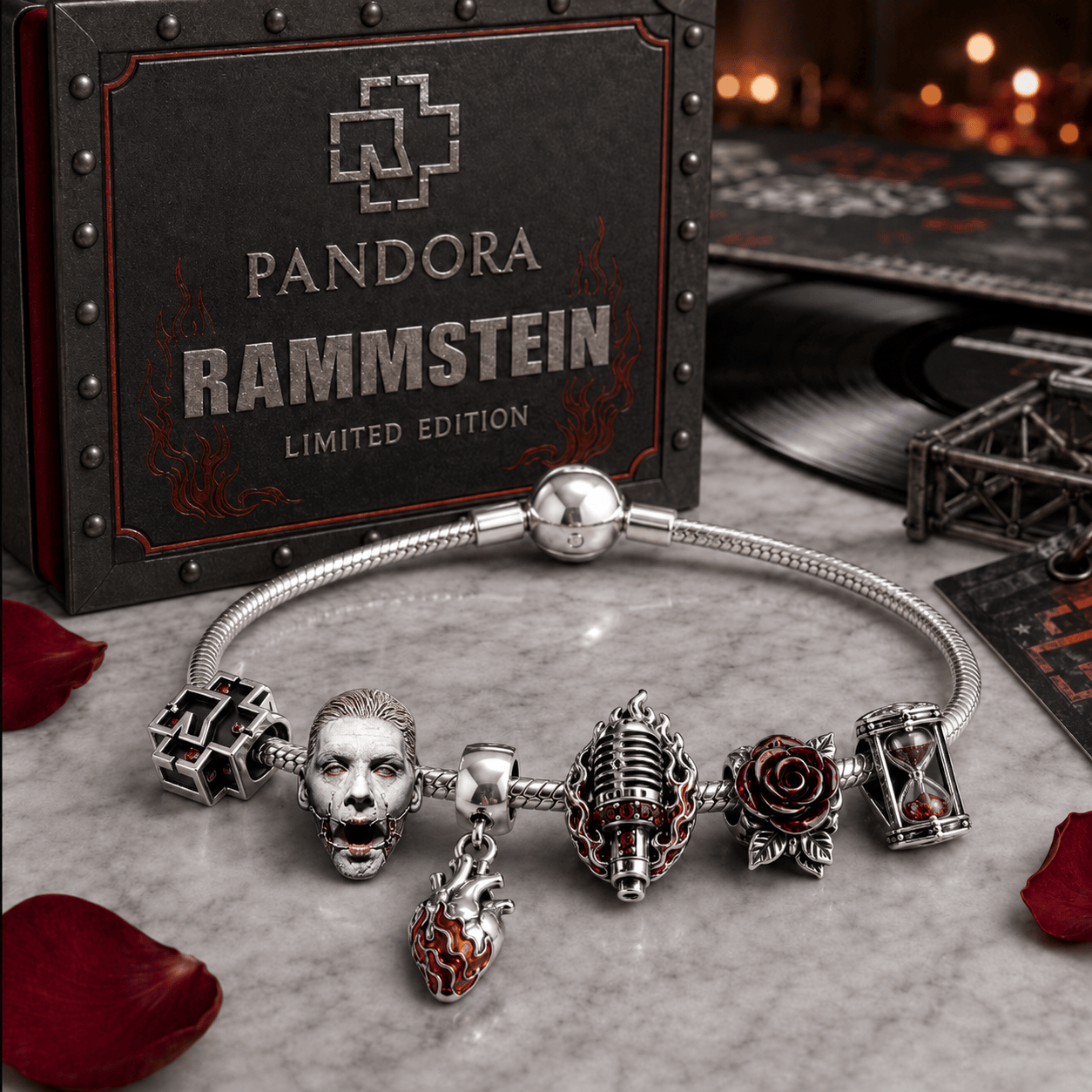 RMS Silver Charm Bracelet Set NTVA