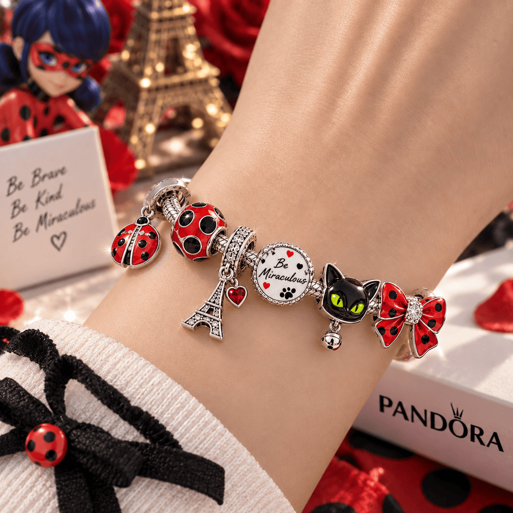 MRLB Sliver Charm Bracelet Set PTT