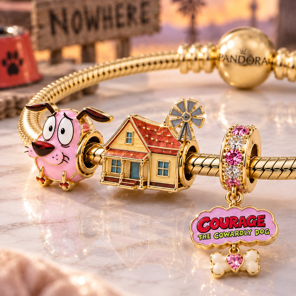 CCD Gold Charm Bracelet Set VTH