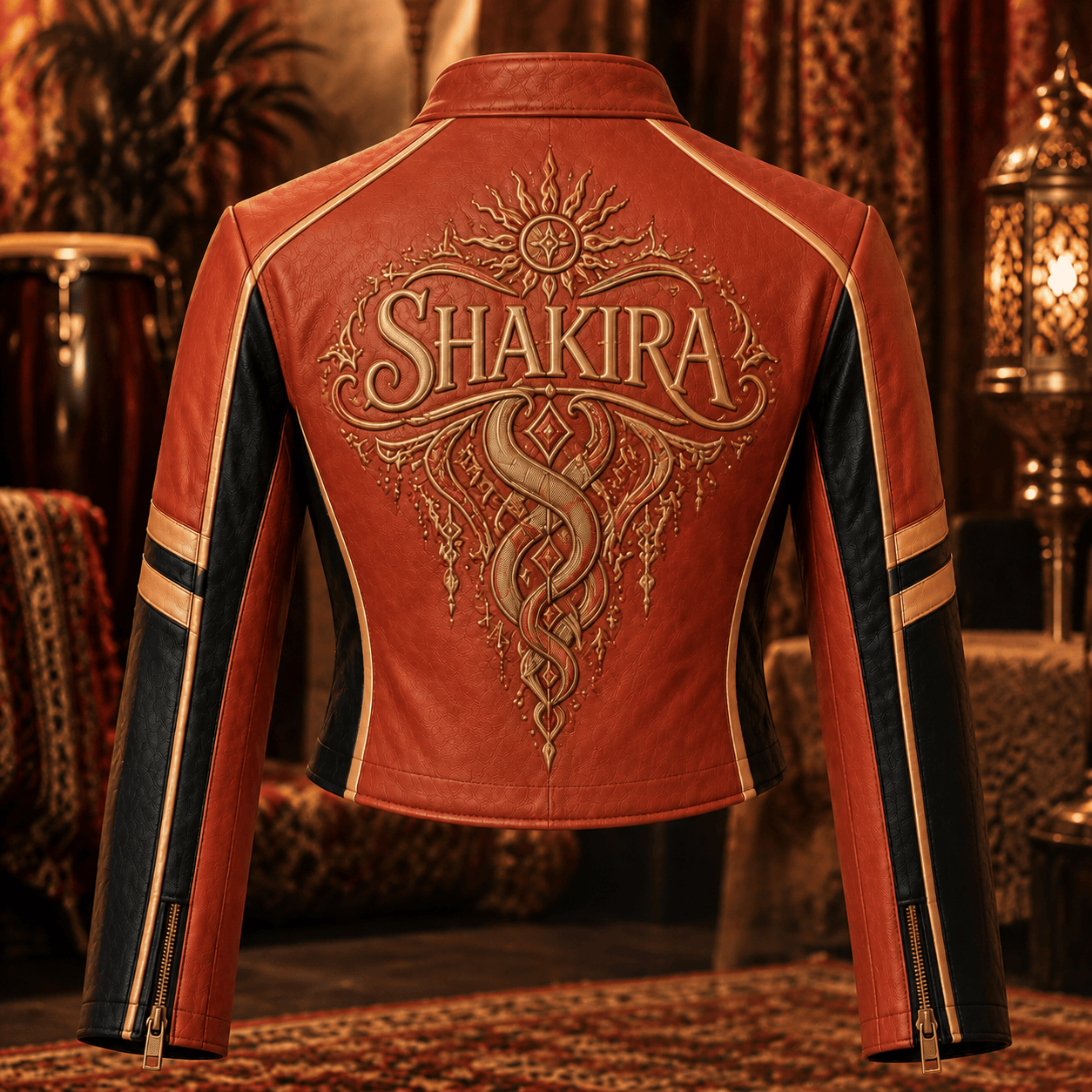 Premium SKRA Cropped Leather Zipper Jacket TTMH