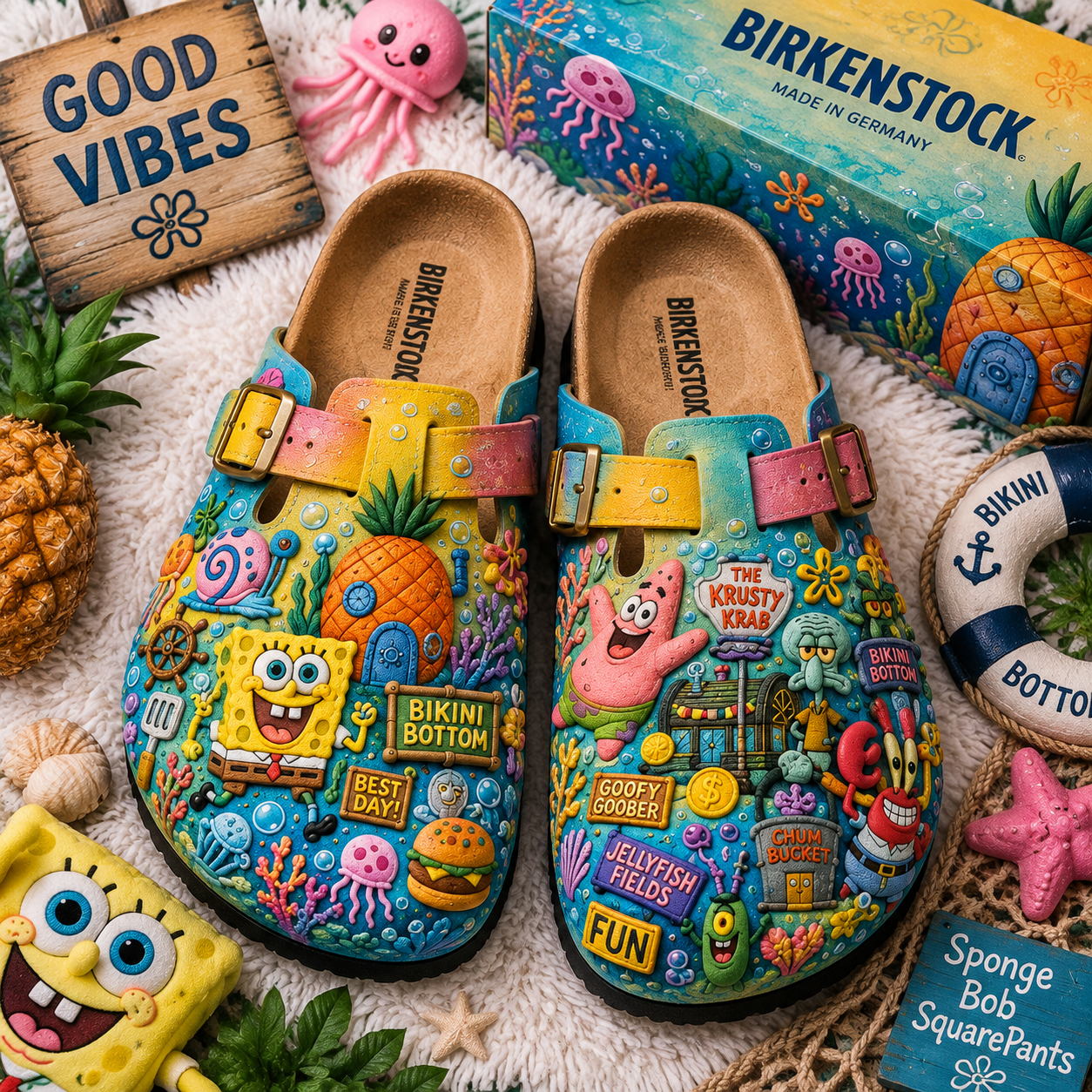 PREMIUM SBSP MINK SUEDE CLOGS TTNL