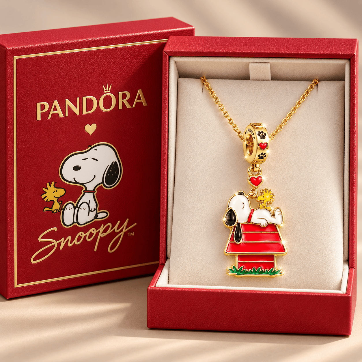 SNPY Solid Gold Chain with Diamond Pendant BMD