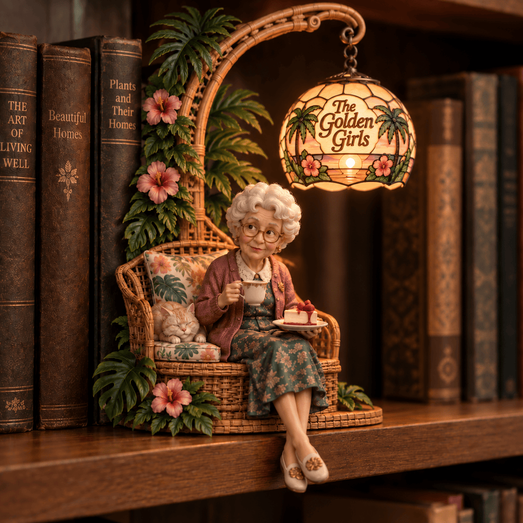 Premium TGG Bookshelf Figurines Lamp NTNA