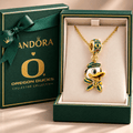 ORD Solid Gold Chain with Diamond Pendant BMD