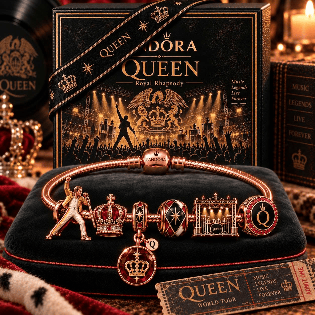 QNN Gold Charm Bracelet Set NHVH