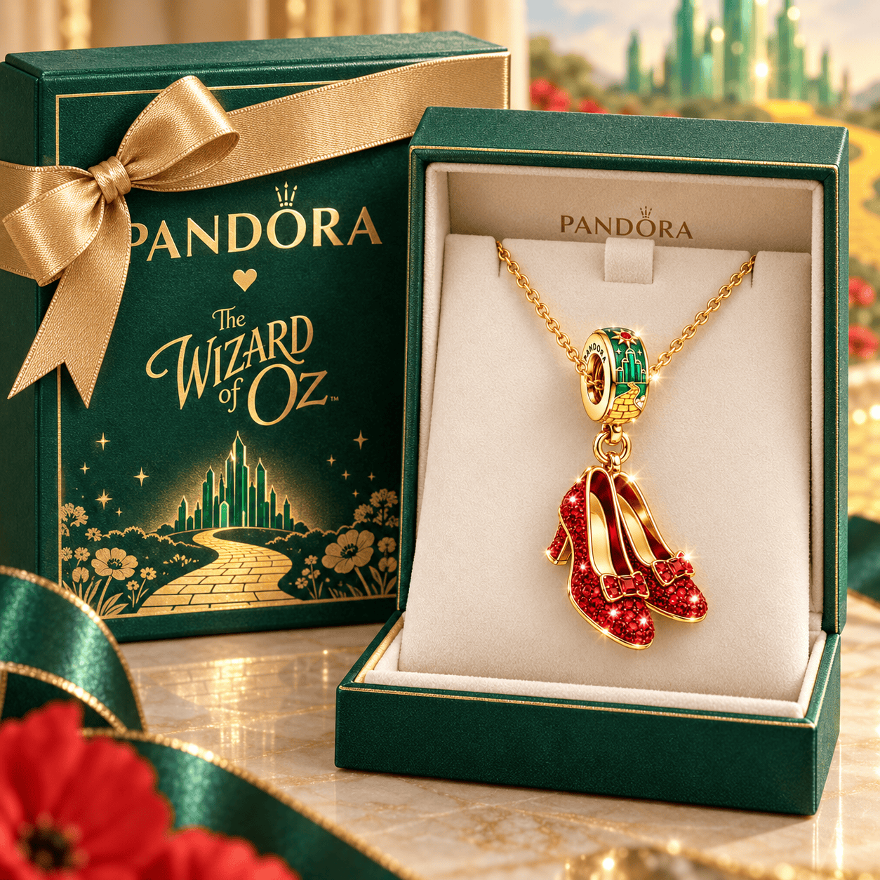 TWOZ Solid Gold Chain with Diamond Pendant BMD