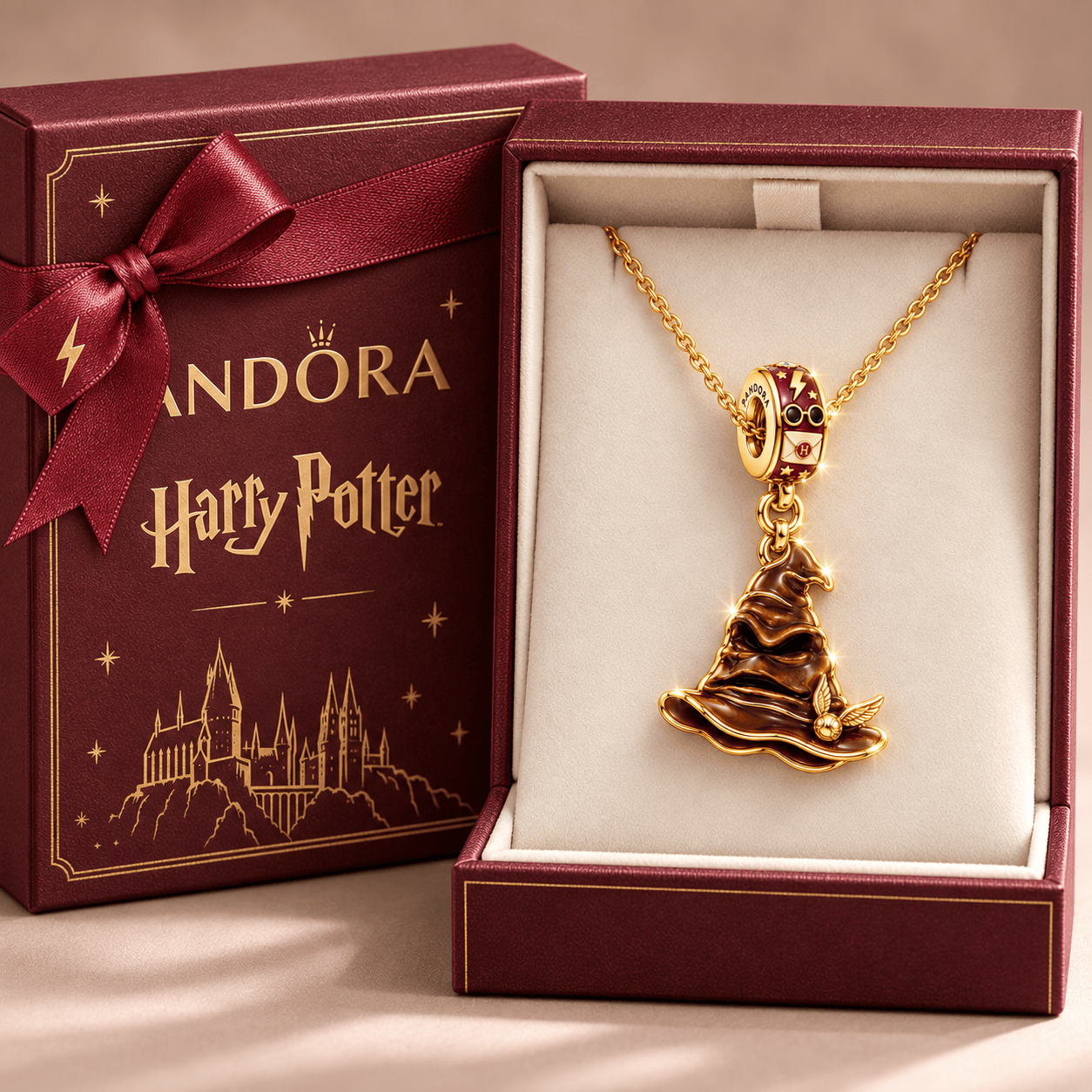 HRP Solid Gold Chain with Diamond Pendant BMD