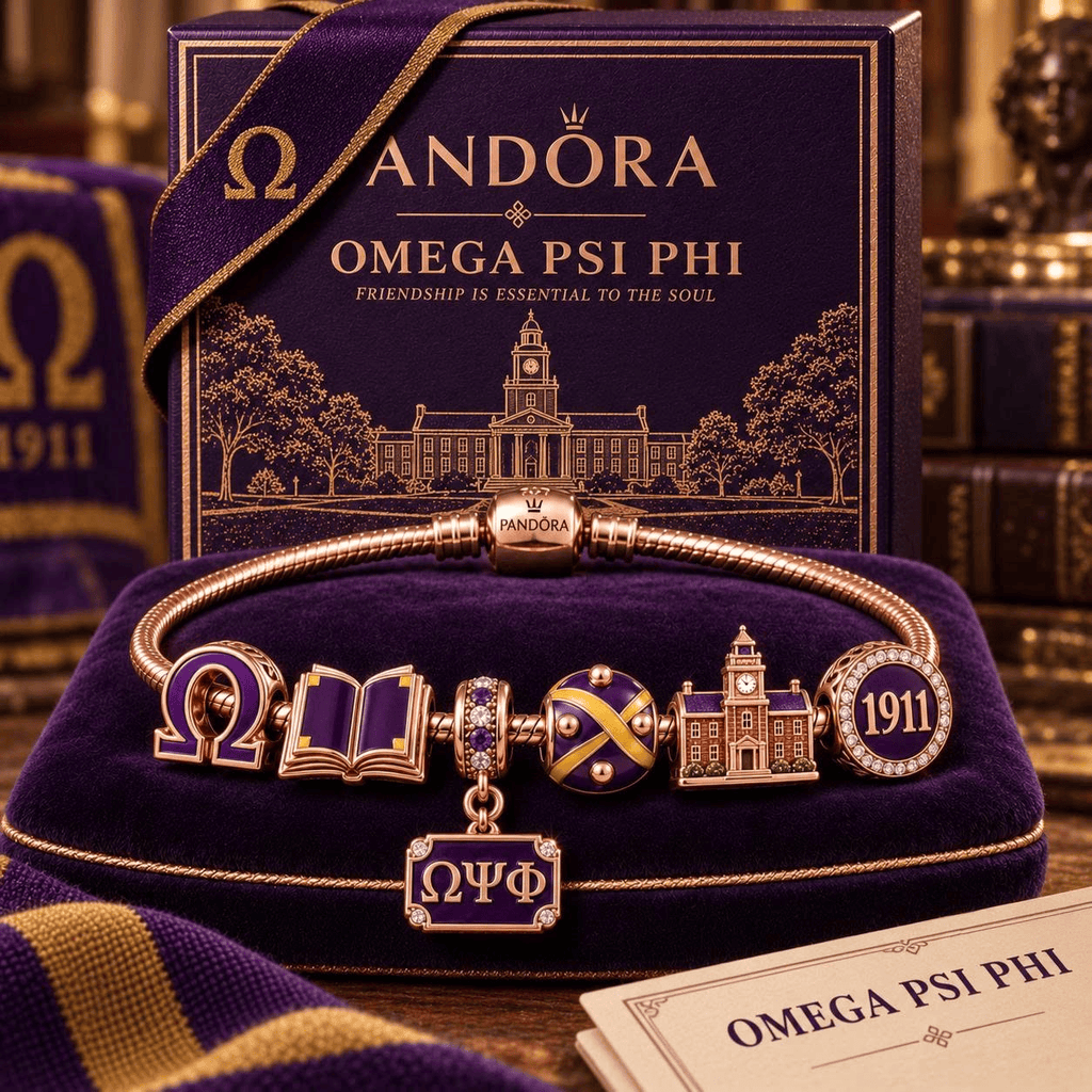 OMPP Gold Charm Bracelet Set NHVH