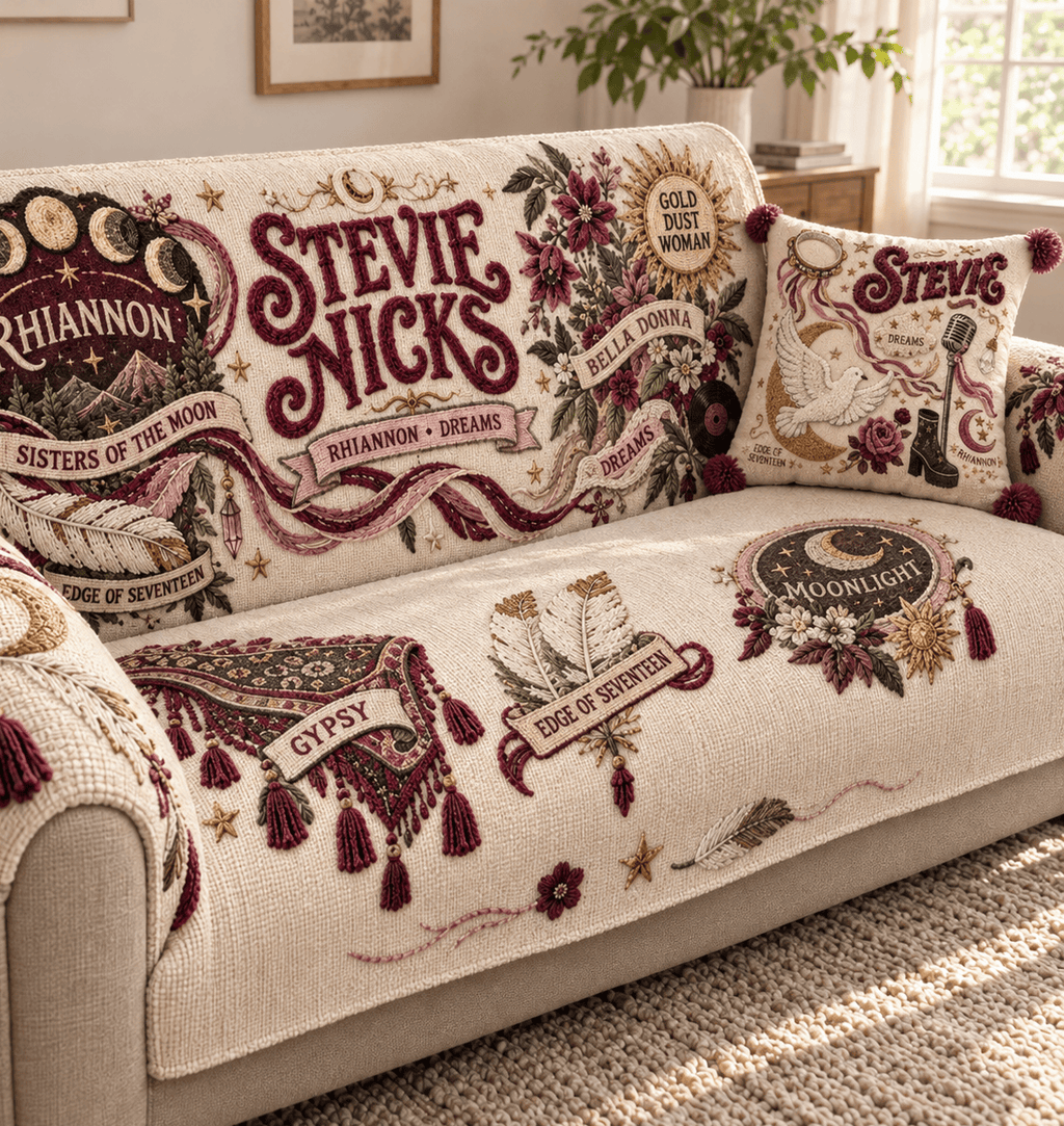 STNK Tufted Sofa Cover & Pillow Set HTTT