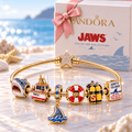 JAWS Gold Charm Bracelet Set BMD