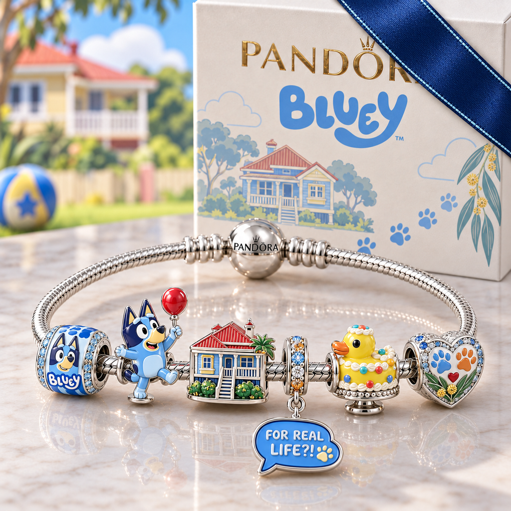 BLU Silver Charm Bracelet Set HQH