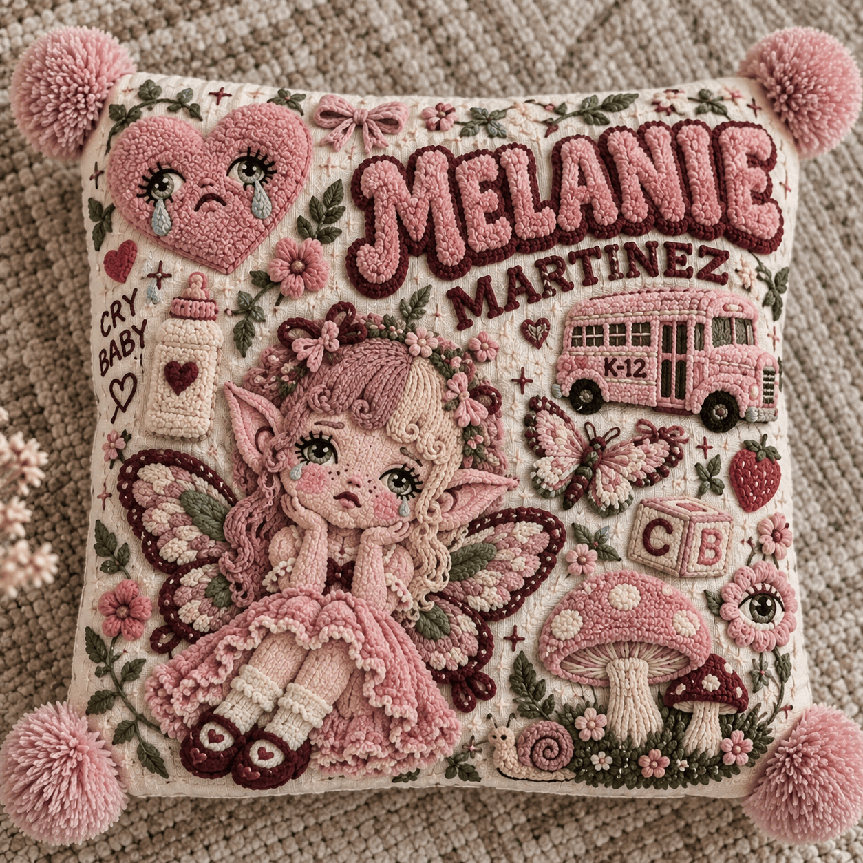 MMT Tufted Sofa Cover & Pillow Set DNBN