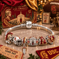 USC Silver Charm Bracelet Set NTTB