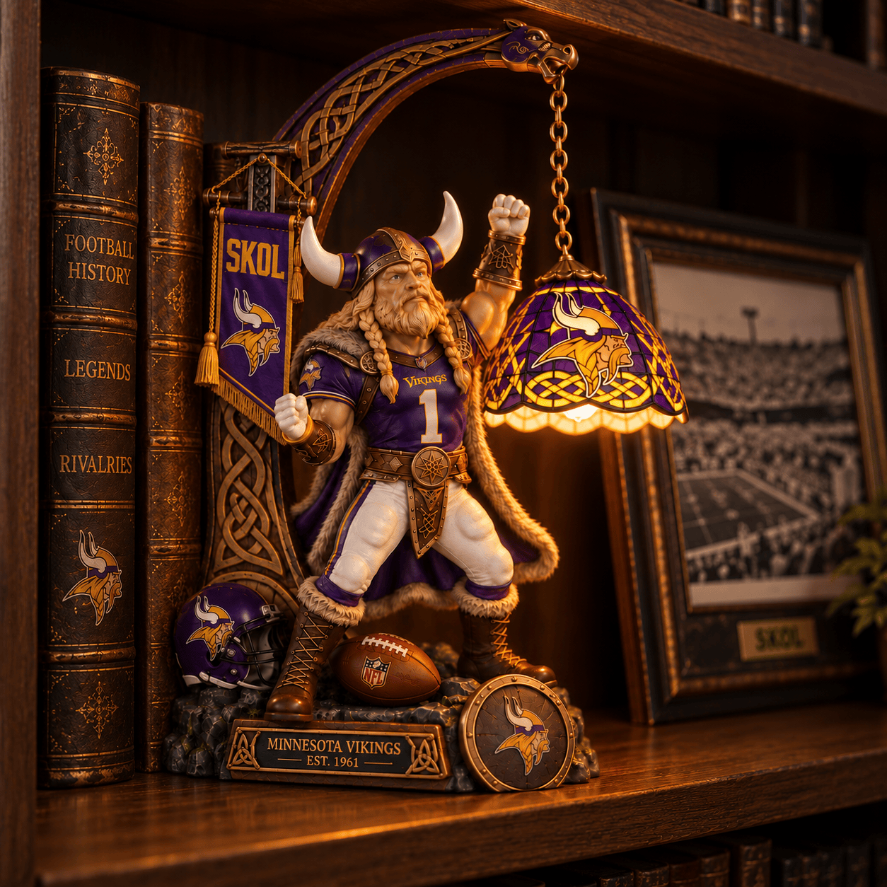Premium MNV Bookshelf Figurines Lamp PDL