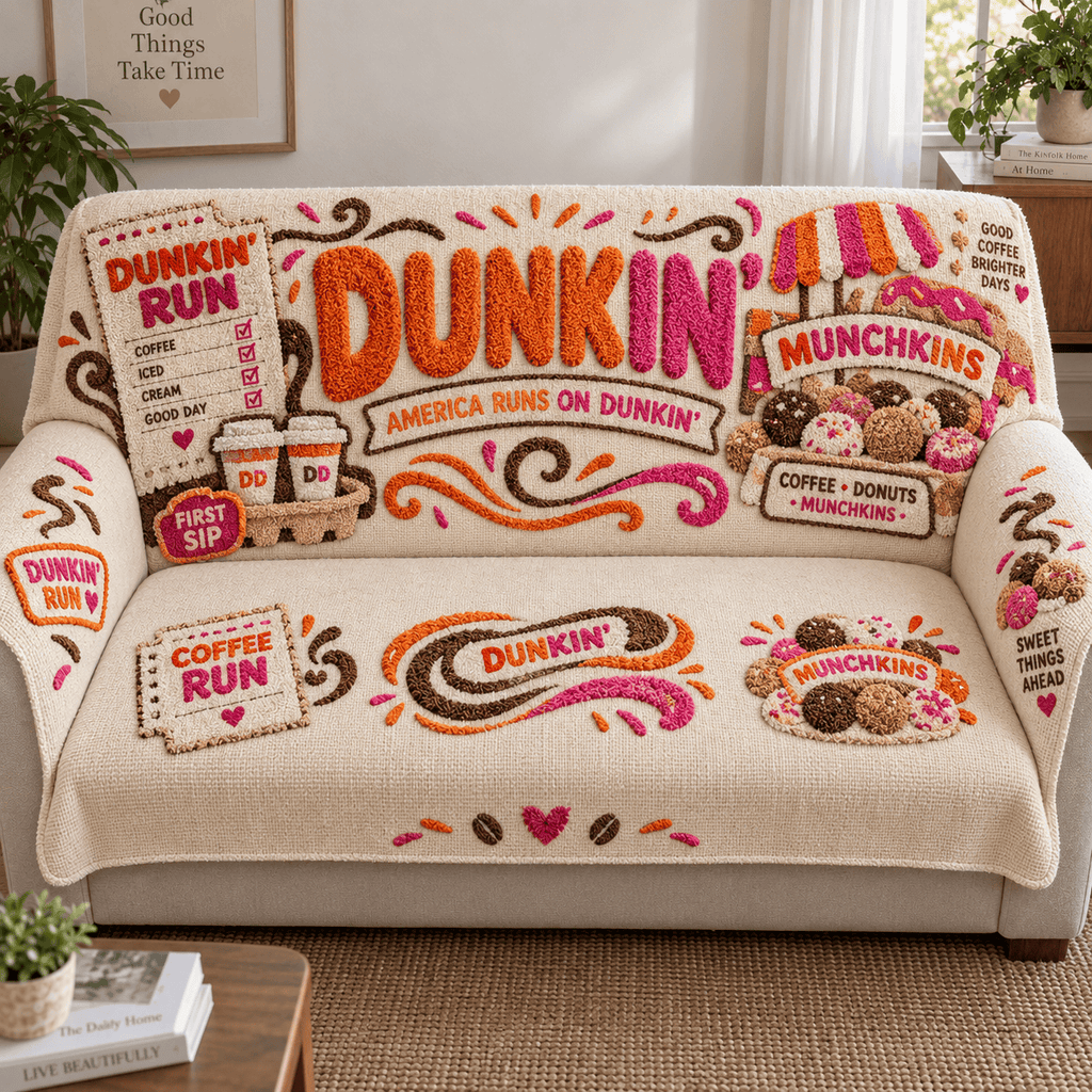 DKDN Tufted Sofa Cover & Pillow Set HTTT