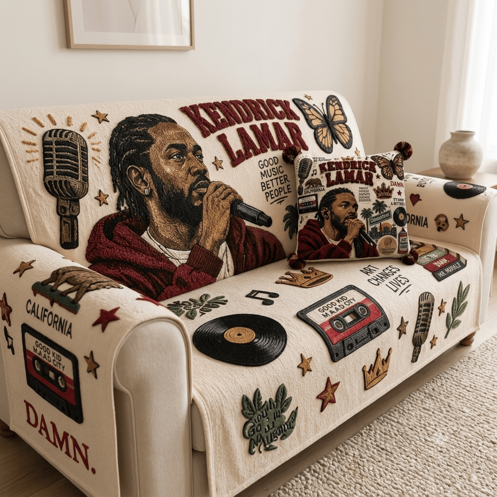 KDL Tufted Sofa Cover & Pillow Set DNBN