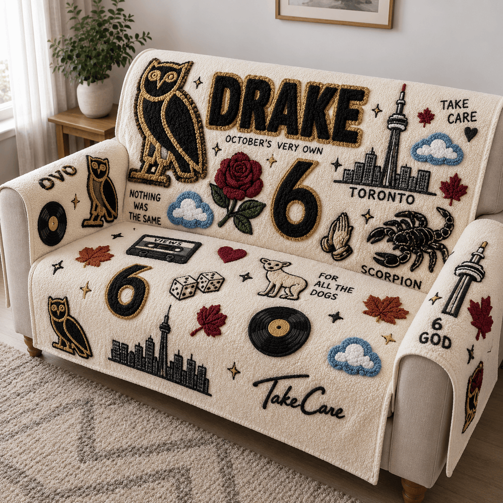 DRK Tufted Sofa Cover & Pillow Set DNBN