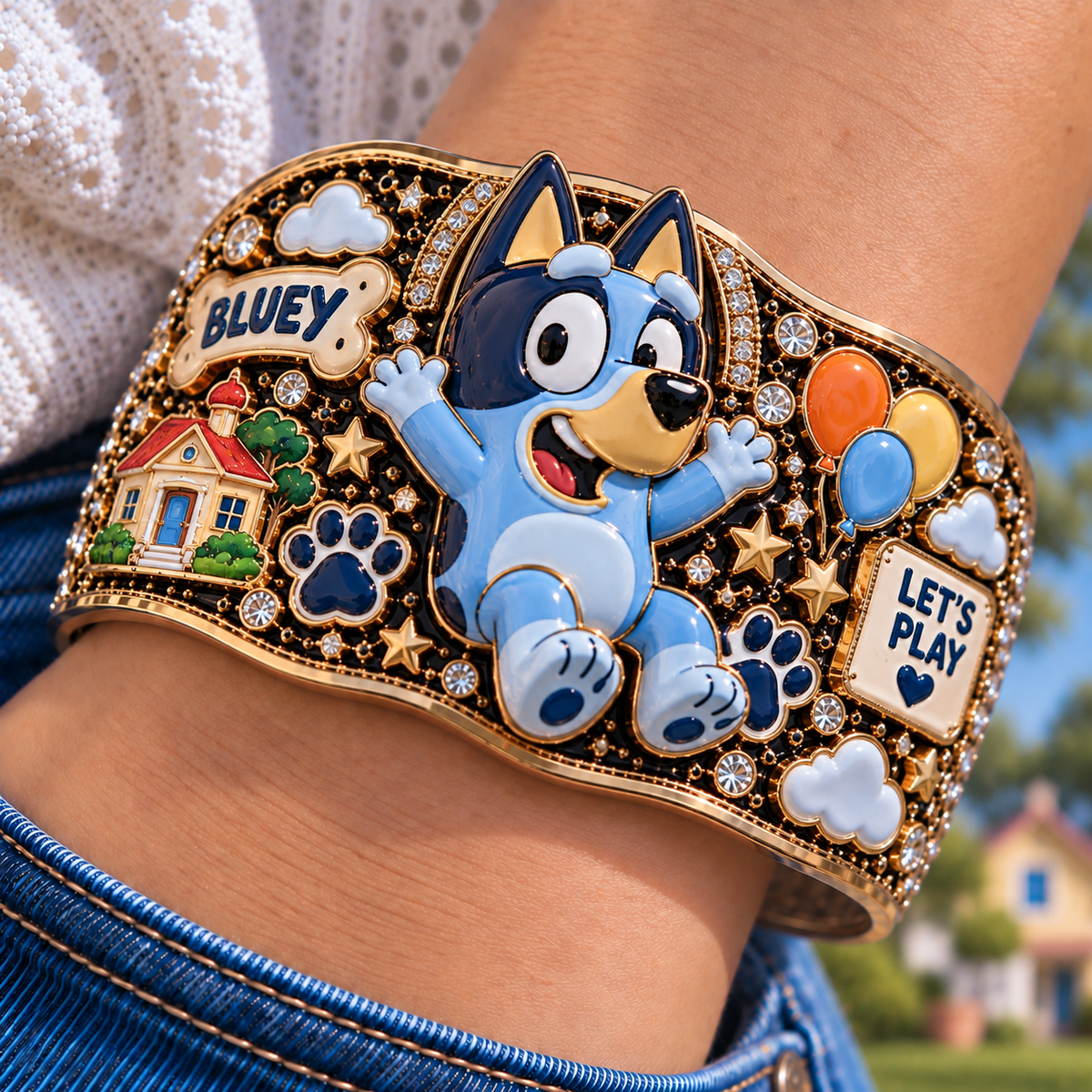 Premium BLU Cuff Bracelet NTNA