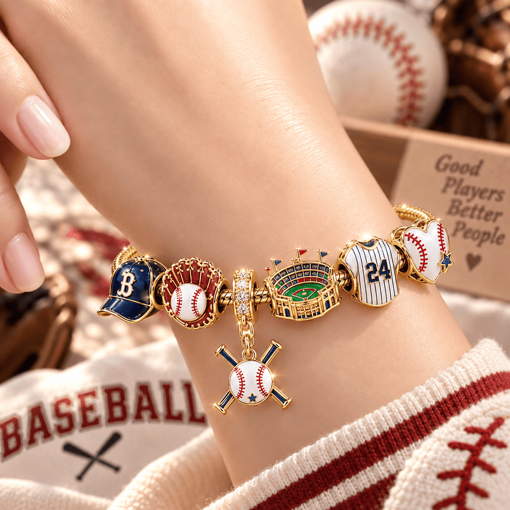 BSB Gold Charm Bracelet Set VTH
