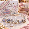 BG Silver Charm Bracelet Set TTN