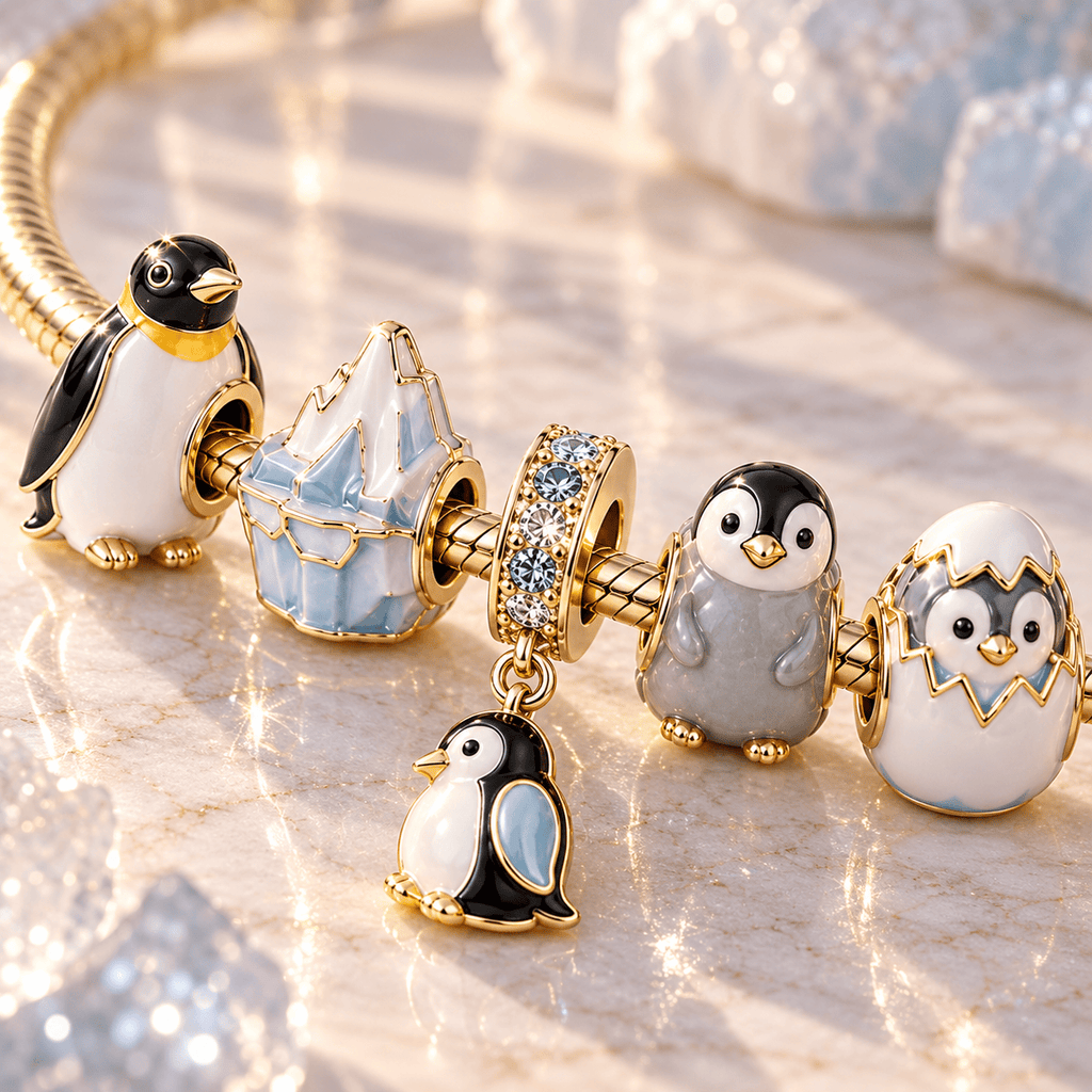 PG Gold Charm Bracelet Set TTN