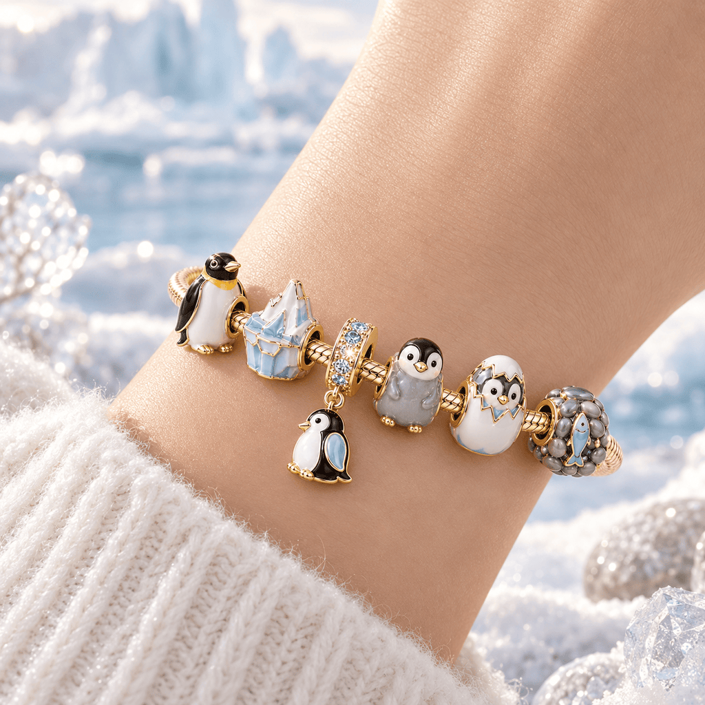 PG Gold Charm Bracelet Set TTN
