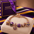 MNVK Rose Gold Charm Bracelet Set TMH