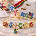 UNO Gold Charm Bracelet Set VTH