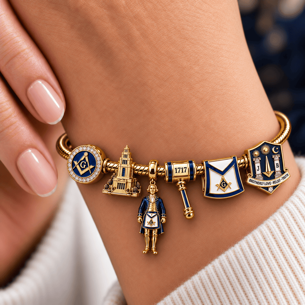 MAS Silver Charm Bracelet Set NTVA