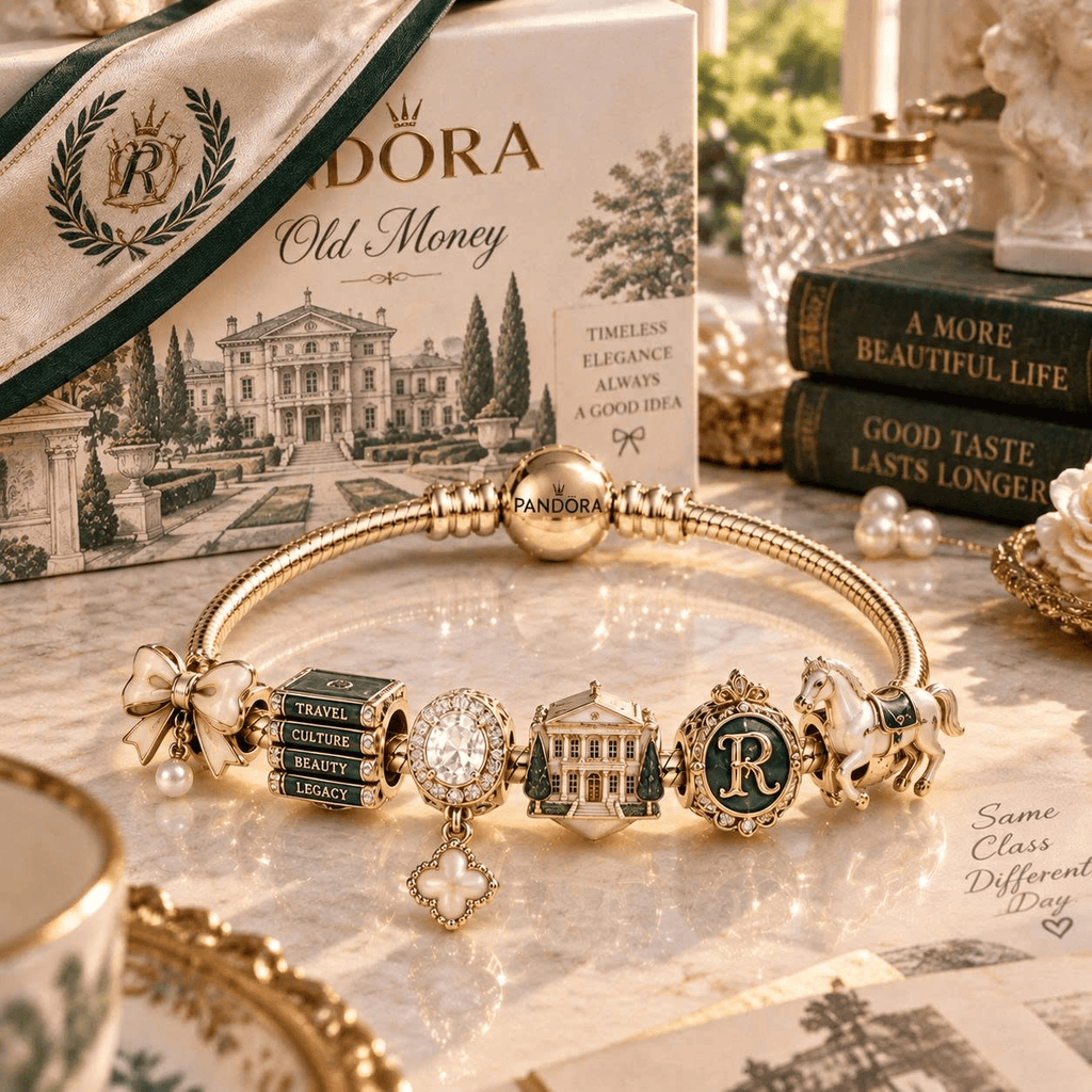 OMN Gold Charm Bracelet Set TTN