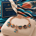 TDHS Rose Gold Charm Bracelet Set TMH