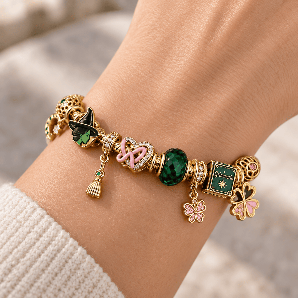 WCKD Gold Charm Bracelet Set PTKL