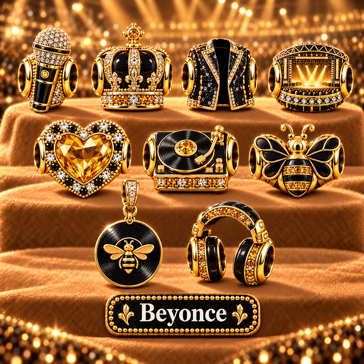 BYC Gold Charm Set PNPA
